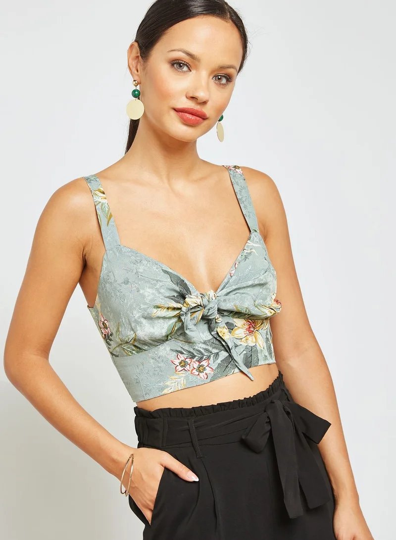 NEW LOOK Floral Print Crop Top Co-Ord