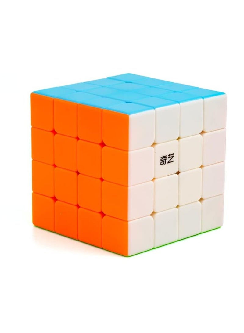 كوبليلو Cubelelo Qiyi Qiyuan S V2 4X4 لغز المكعب السحري بدون ملصقات، للأطفال - Image 1