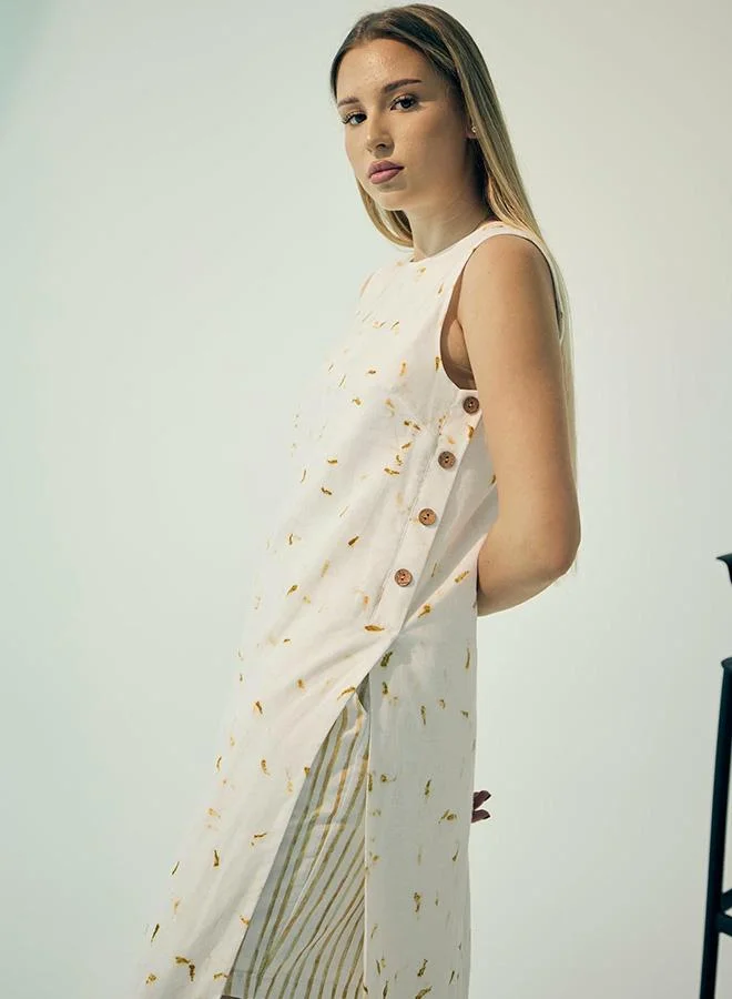 Virgio VIRGIO Linen Side Slit Tunic