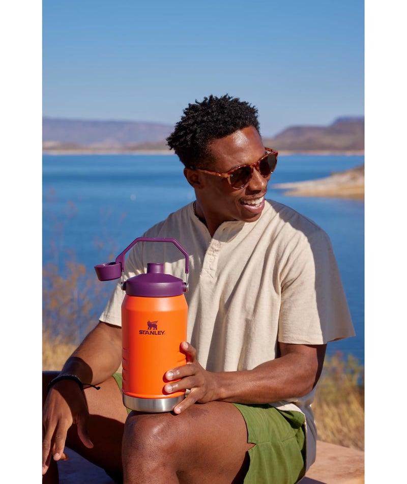 Stanley IceFlow Fast Flow Jug with Handle 64 oz | Twist On Angled Spout Lid | Leakproof for Travel and Sports | Insulated Stainless Steel | BPA-Free | Fog - Image 3