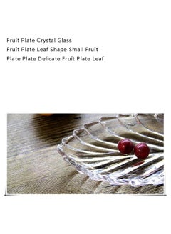Generic Leaf Clear Fruit Plate pack of 6  - Image 4
