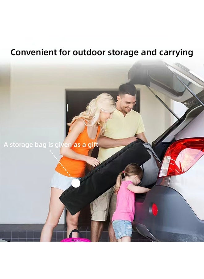 Portable 120-Inch 16:9 Foldable Projection Soft Screen (Milk Silk Projection Cloth), With A Tripod Stand And Portable Storage Bag No Wrinkles, Home High-Definition 4K Projection Screen, Suitable For Indoor Home Theaters, Outdoor Backyard Viewing, And Outdoor And Travel Scenarios - Image 4