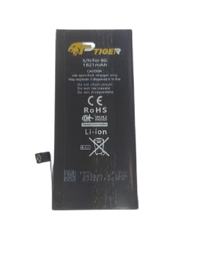 TIGER For iPhone 8.High-capacity Lithium Cobalt Oxide Lithium-ion Safe and reliable stable performance long Standby Time Long Lasting Battery - Image 2