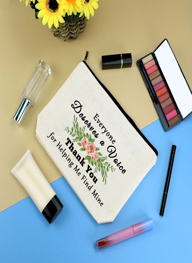 حقيبة مستحضرات تجميل هدية تقديرية لأخصائيي النطق، هدية شكر وتقدير لأخصائيي النطق واللغة، حقيبة مكياج، هدايا لأخصائيي النطق واللغة، هدية عيد الشكر، هدية عيد الميلاد، حقائب مكياج للسفر - Image 3