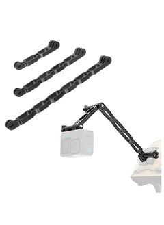 Y&D Extension Arm Mount for Gopro, Aluminum Alloy Helmet Stick Kit with a Standard 1/4 Hole Metal Pole Accessories Insta360 One X3/X2/X/R, Go 2 and DJI Osmo GoPro Hero  - Image 3