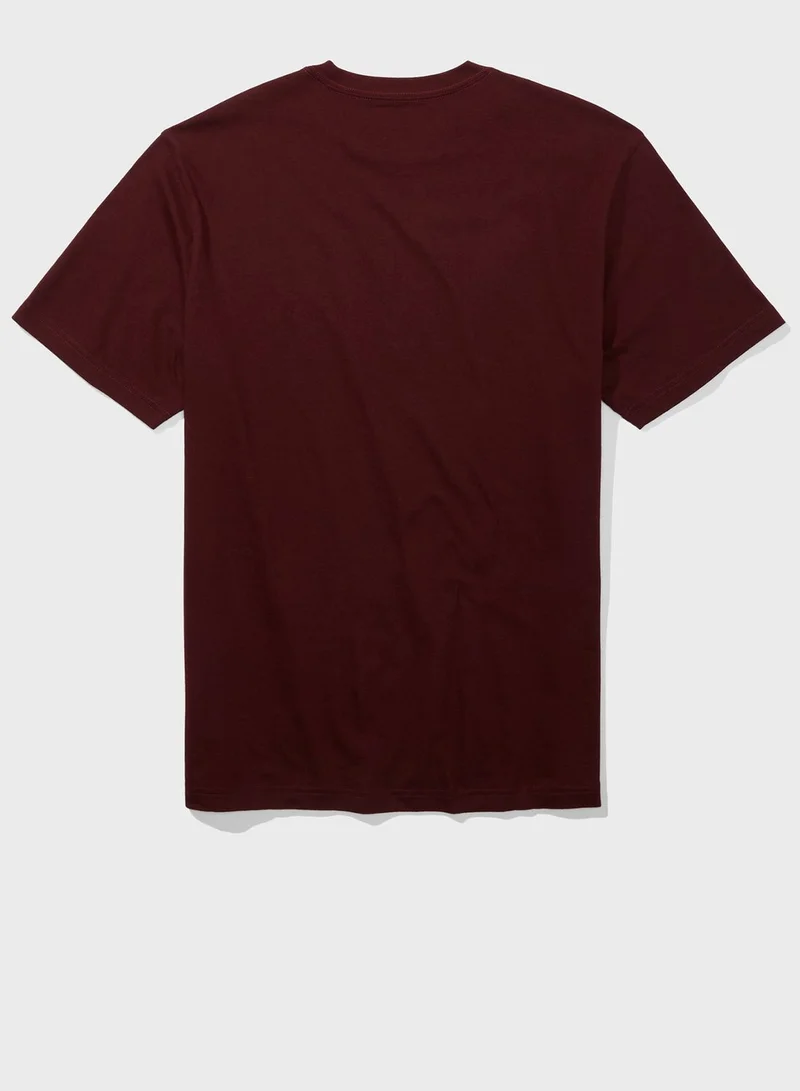 American Eagle Logo Graphic Crew Neck T-Shirt
