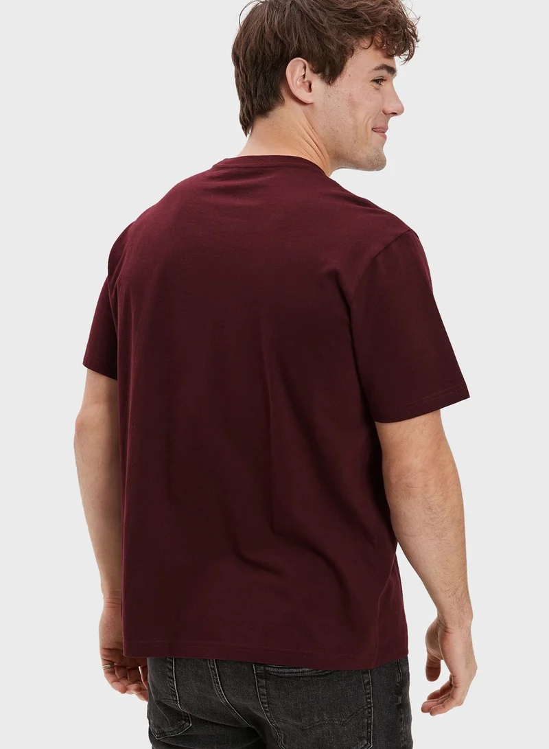 American Eagle Logo Graphic Crew Neck T-Shirt