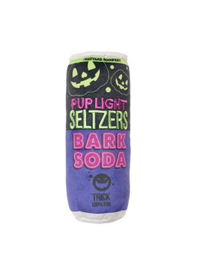Fuzzyard Pup Light Seltzers Bark Soda Trick or Treat Halloween Themed Dog Toy for Small, Medium, Large Breed Dogs 2 Pack - Image 5