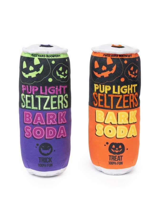 Fuzzyard Pup Light Seltzers Bark Soda Trick or Treat Halloween Themed Dog Toy for Small, Medium, Large Breed Dogs 2 Pack - Image 4