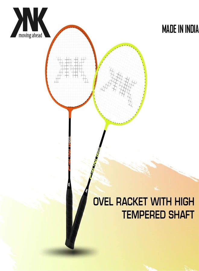 KNK Aluminium Badminton Racket 2 Pieces with Nylon Shuttles with Full-Cover Set (Set 2 Shuttle 3PC with Cover) - Image 4