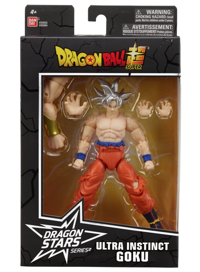 Bandai Dragon Ball Stars Figure Ultra Instinct Goku 6.5-Inches | Collectible Action Figure | Display Figure | Interchangeable Hands | Articulated Toy Figure | Perfect Gift for Collectors, Manga & Anime Lovers! - Image 1