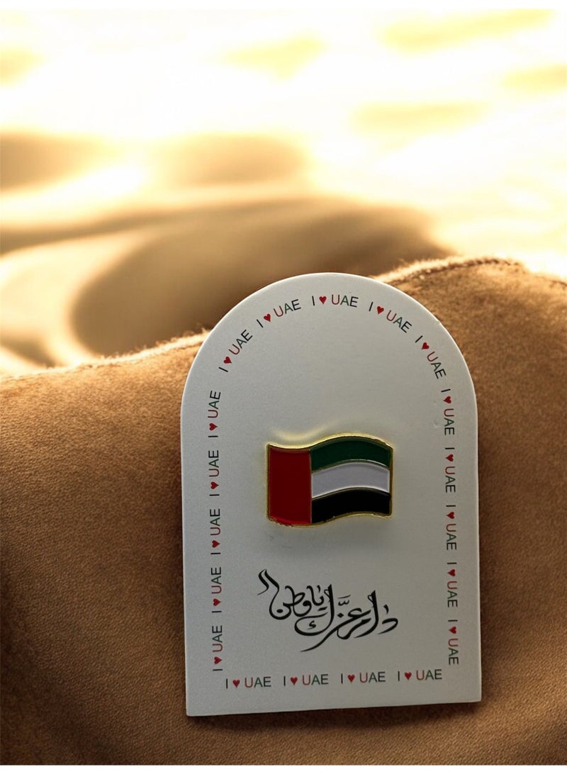 clooudiss Brooch/Logo/Magnetic Badge - UAE Flag - UAE National Day