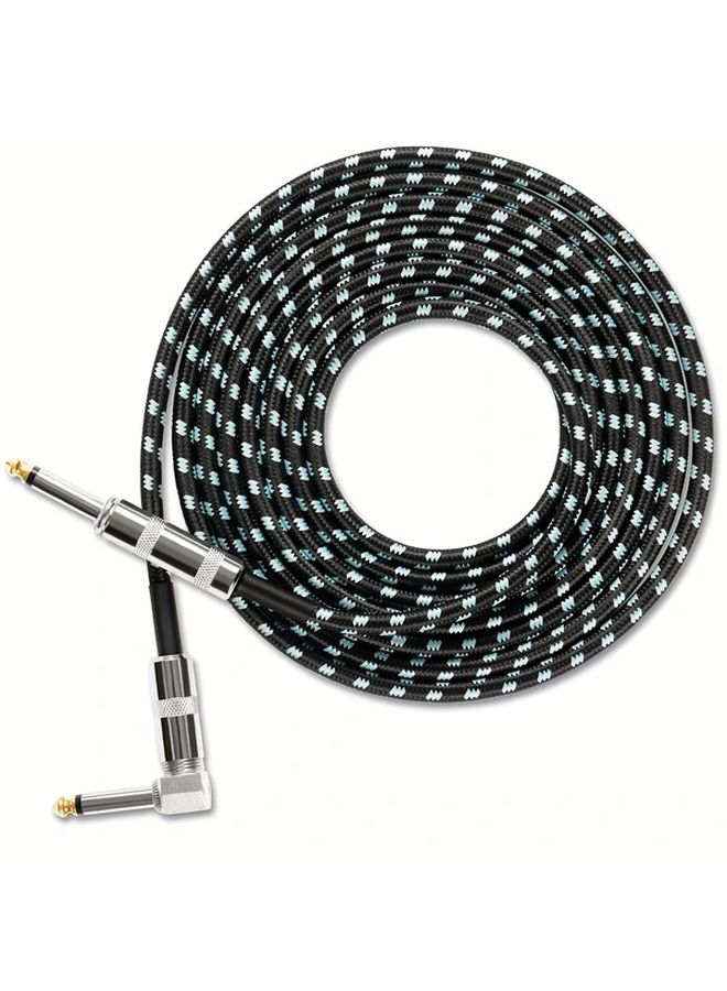 High Fidelity Guitar Bass Amplifier Cable 59 06 Inch Black RCA Male to Male - Image 1