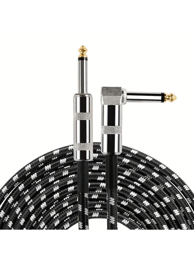 High Fidelity Guitar Bass Amplifier Cable 59 06 Inch Black RCA Male to Male - Image 2