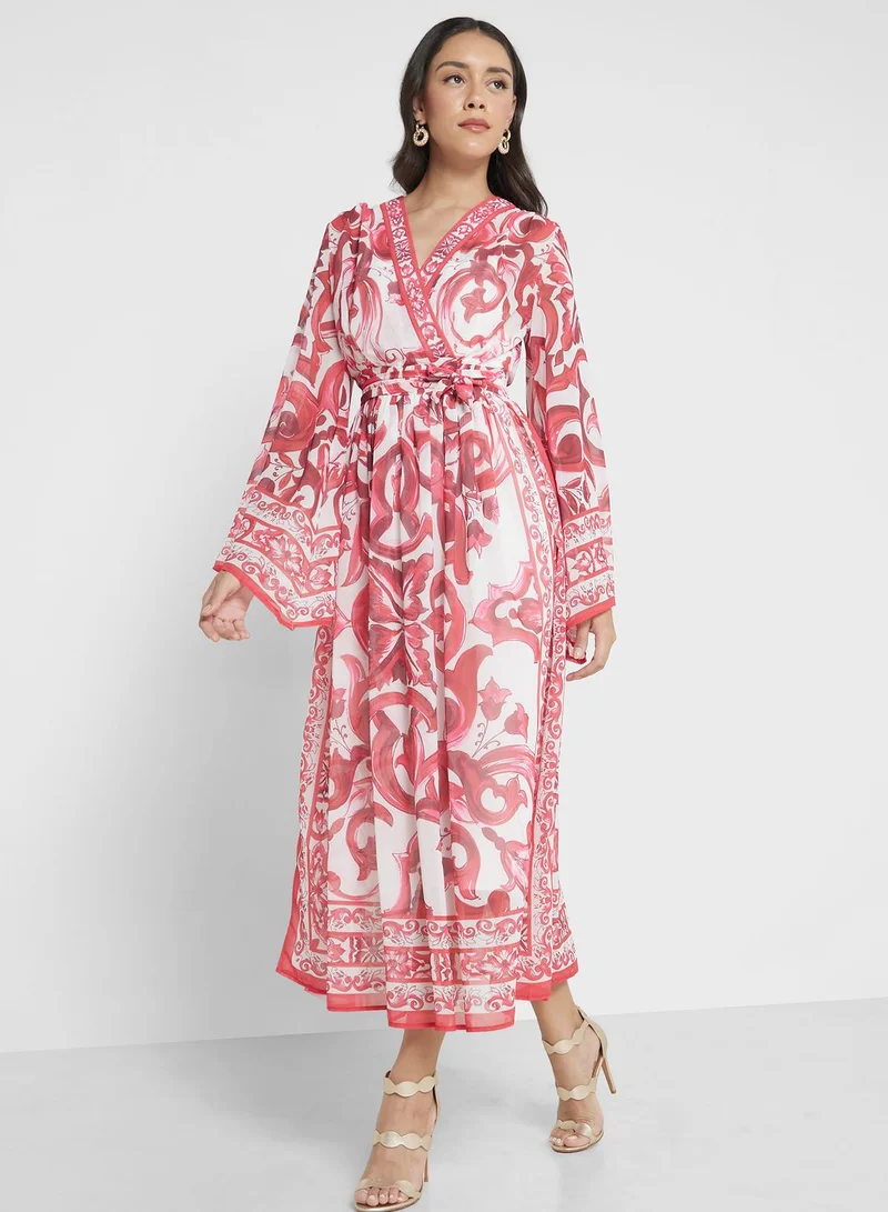 Khizana Floral Print Dress