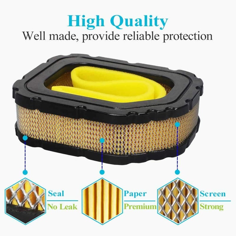 HOODELL 32 083 03-S Air Filter for Kohler Courage Engine SV710 SV715 SV720 SV730 SV735 SV740 Cub Cadet Lawn Mower, Replace 32 083 03 KH-32-883-03-S1 Air Filter - Image 5