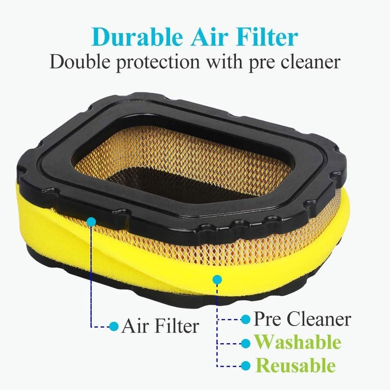 HOODELL 32 083 03-S Air Filter for Kohler Courage Engine SV710 SV715 SV720 SV730 SV735 SV740 Cub Cadet Lawn Mower, Replace 32 083 03 KH-32-883-03-S1 Air Filter - Image 4