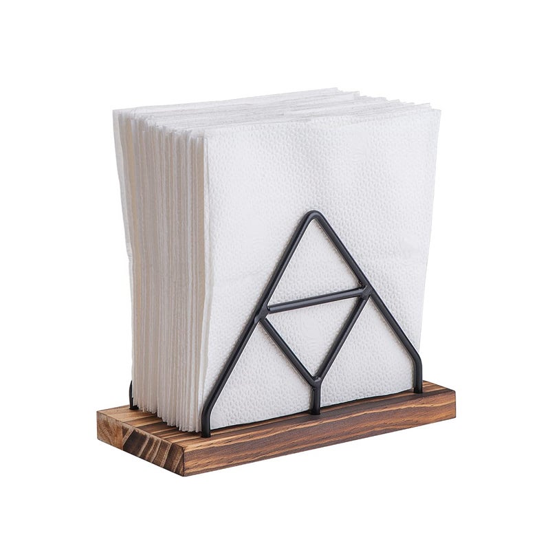 Choxila Napkin Holder for Table Napkin Dispenser with Black Metal Wire for Modern Farmhouse Decor Restaurant Kitchen Decor