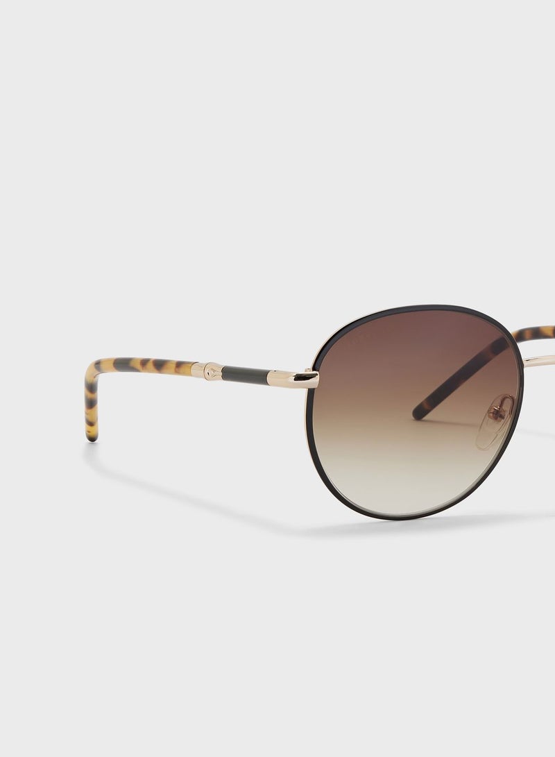 لونج شامب نظارة شمسية بإطار دائري - Image 4