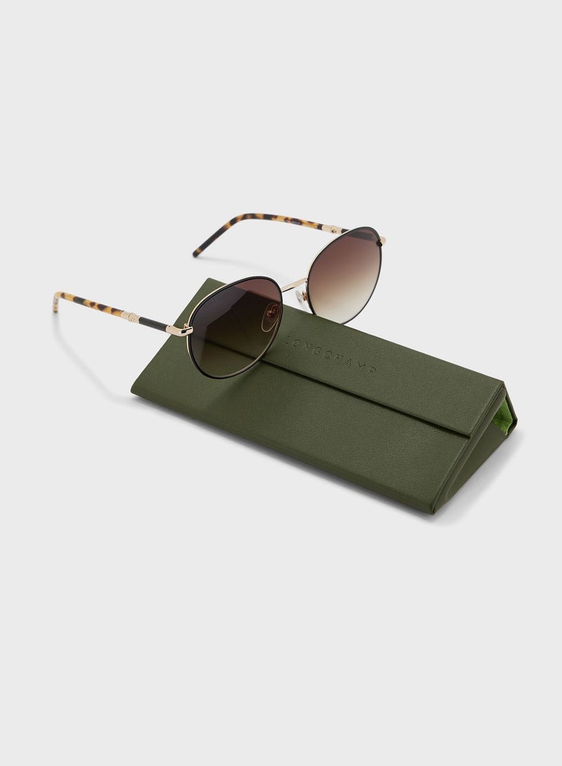 لونج شامب نظارة شمسية بإطار دائري - Image 5