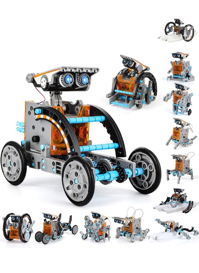 Topyich 13-in-1 STEM Projects Solar Robot Toy for Kids Ages 8 - 12 Years Old, Building Science Educational Toys Birthday Gift for Kids Boys Girls  - Image 1