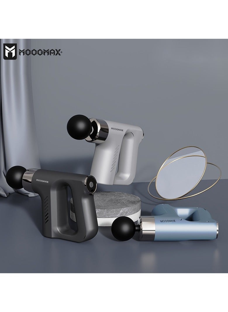 MOOGMAX Muscle massage gun device with five speeds and four multi-heads with a strong and safe battery. Helps relax muscles  - Image 4