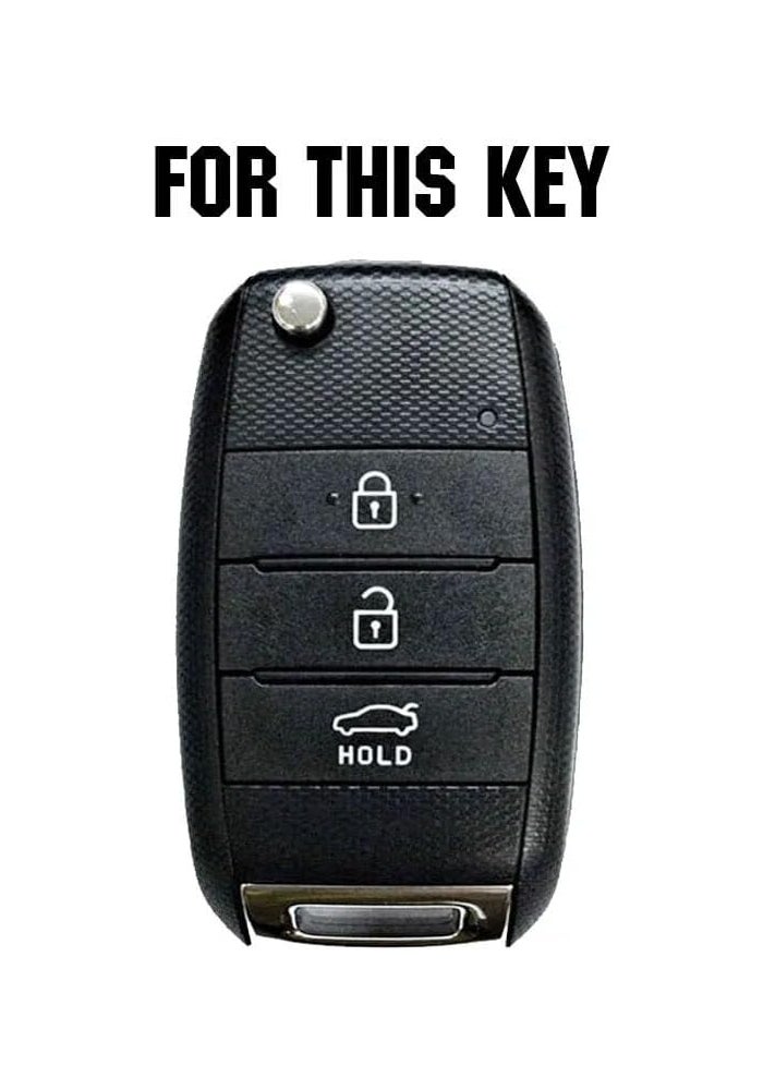 QASULER 3 Buttons Silicone Car Remote Key Cover - Image 2