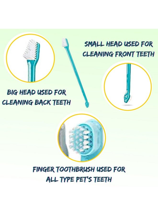 Pet Dental Oral Care Kit Combo - (Coolmint Toothpaste- 100G + 3Pcs Toothbrush) For Dogs | Soothes Inflame Gums, Remove Bad Breath, And Mix Of Clove & Cinnamon Oil For Dogs And Puppies - Image 5