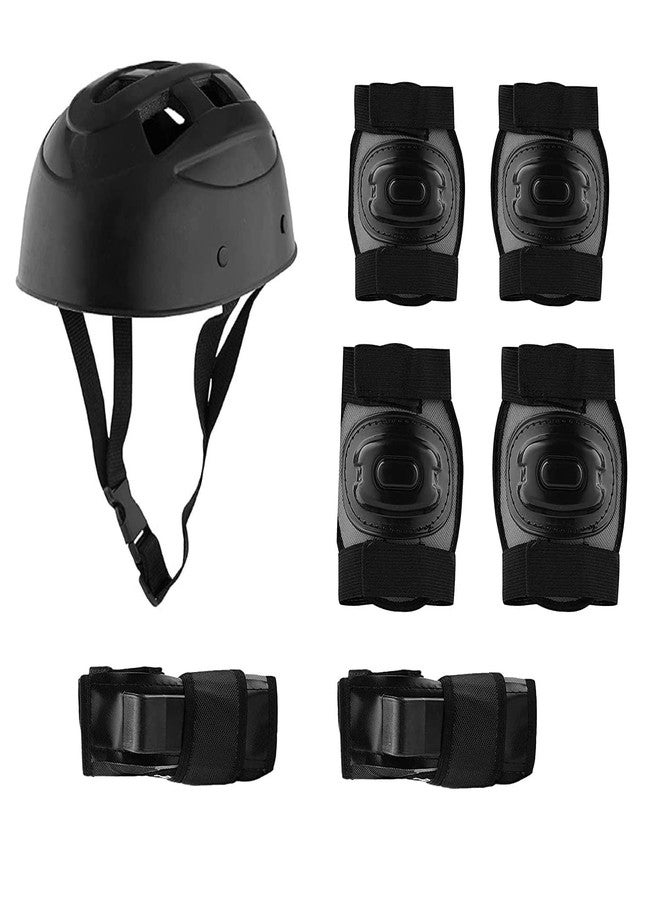 FELIDAE Skating Guard, Protective Skating Guard Kit for(6 to 14 Years) Kids,Boy & Girl Cycling Protection Set | Multi Sport Gear, Head Knee, Elbow & Palm Guard Safety Protective Kit (Small) (Black) - Image 1