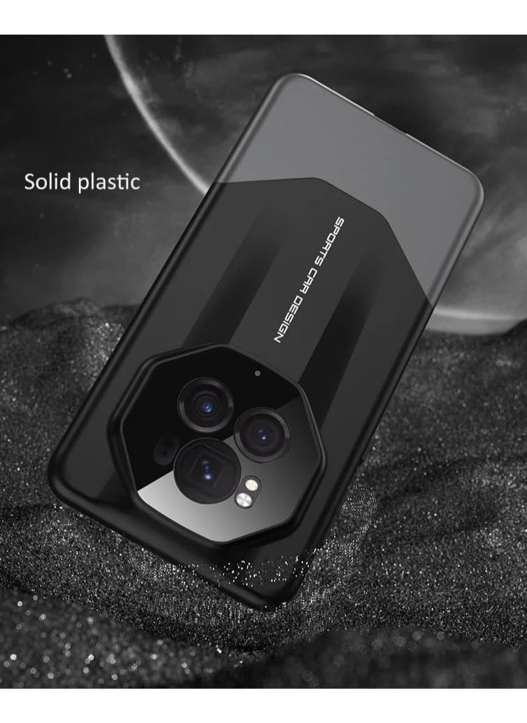 General - Case Compatible with Honor Magic 6 Pro Case, 2 in 1 Frosted Hard PC Shell Ultra-thin Camera Lens Protection Shockproof Protective Cover for Honor Magic6 Pro - Image 1