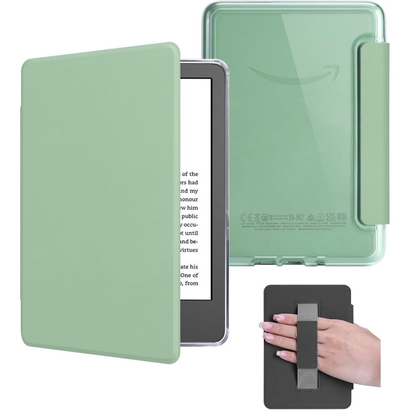 Applicable to 6-inch Kindle protective case (suitable for 2024/2022 11th generation) acrylic handheld, matcha green - Image 1