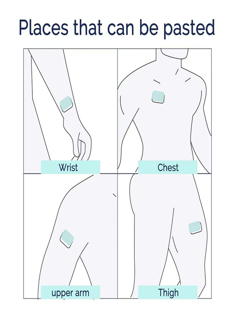 YOOJ - 60mg Quit Smoking Patches Step 1 2 3 Stop Smoking Aids Patches Helping Quit Patch 60 Count Quit Smoking Stickers That Work with 2 Weeks Easy  Effective Anti-Stickers - Image 1
