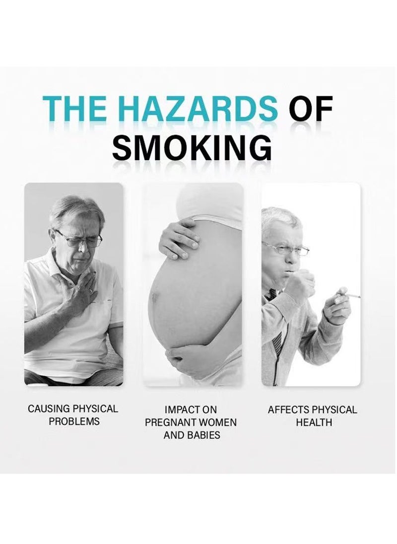 YOOJ 60mg Quit Smoking Patches Step 1 2 3 Stop Smoking Aids Patches Helping Quit Patch 60 Count Quit Smoking Stickers That Work with 2 Weeks Easy  Effective Anti-Stickers  - Image 3