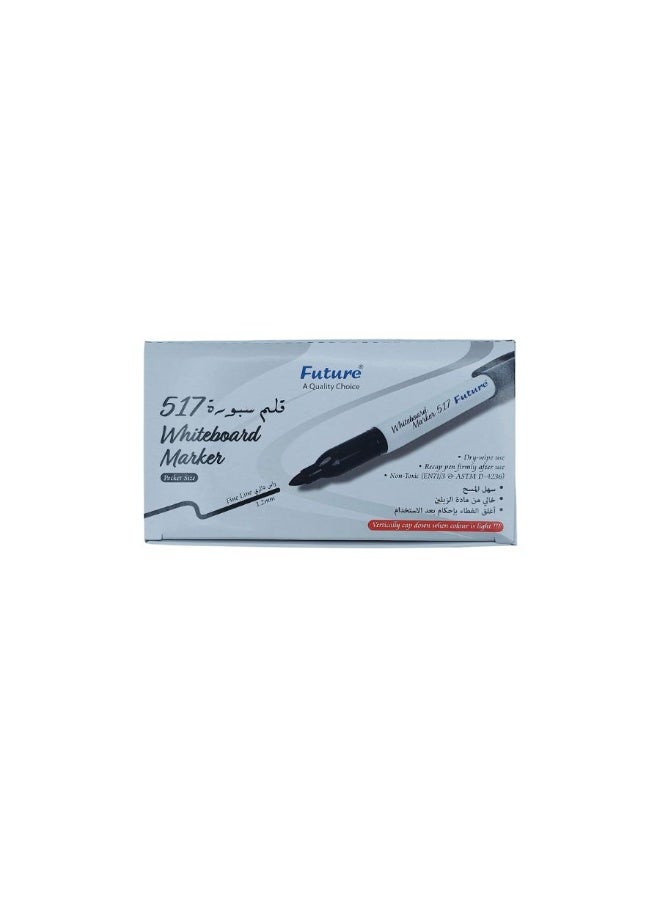 FUTURE - Whiteboard marker blue517 , 1.2mm , 12-pcs - Image 1