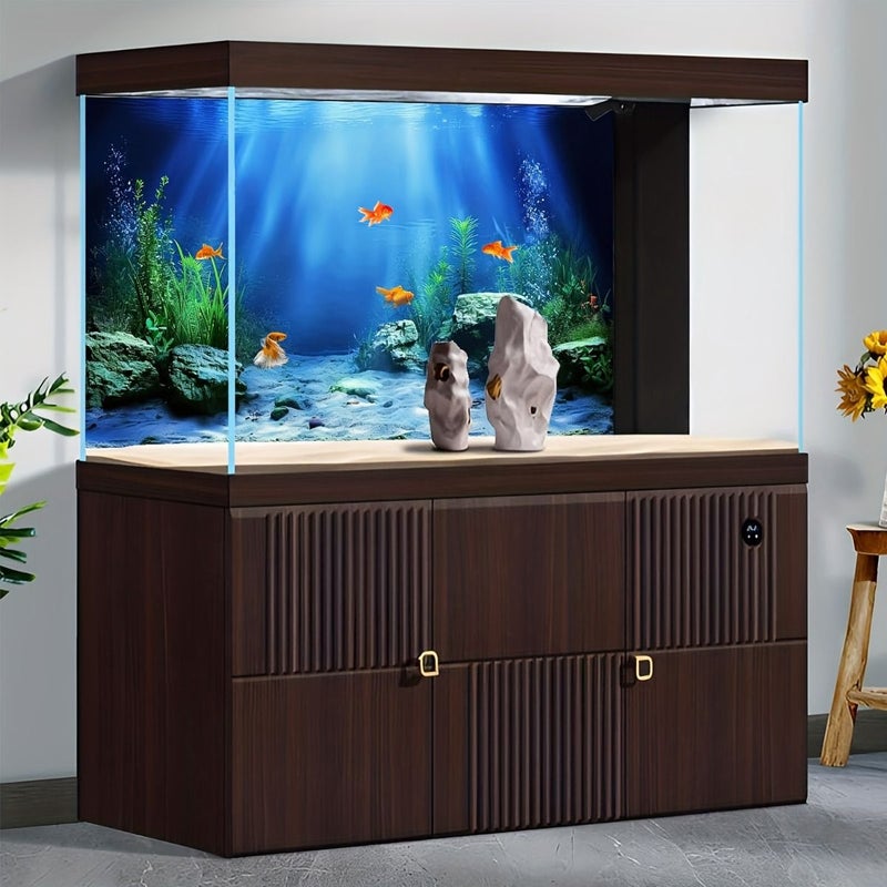 Top Pick Self Adhesive Aquarium Background Mural 3D Underwater Fish Tank Decor 180X390cm Realistic Aquatic Plants Rocks Sunlight Effect Reusable Peel Stick Water Landscape For Fresh Saltwater Fish Bowls Turtle Tanks No Glue Needed - Image 5