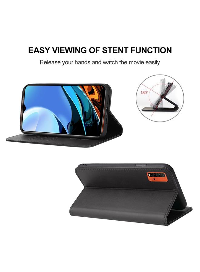 erorex Case For Xiaomi Redmi 9 Power India Magnetic Closure Leather Phone Case - Image 4