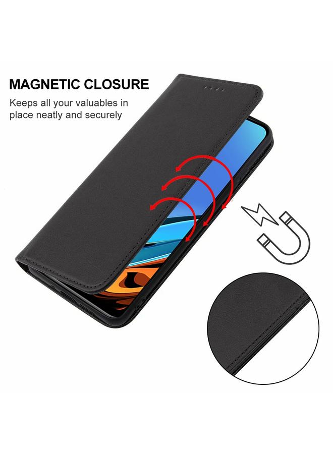 erorex Case For Xiaomi Redmi 9 Power India Magnetic Closure Leather Phone Case - Image 5