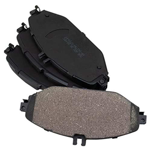 TRQ Front Brake Pads Ceramic Compatible with 2015-2020 Mercedes-Benz C300 2018-2019 E300 - Image 3