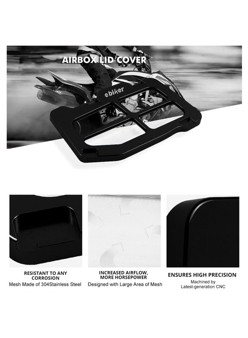 Generic Black Airbox Lid Cover For Yamaha Raptor 700, 1 Piece  - Image 5