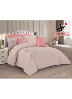 Xi Duo Duo Nephrine quilt set, microfiber embroidered bedspread, consisting of 8 pieces, king size quilt, 240 x 260 cm. 