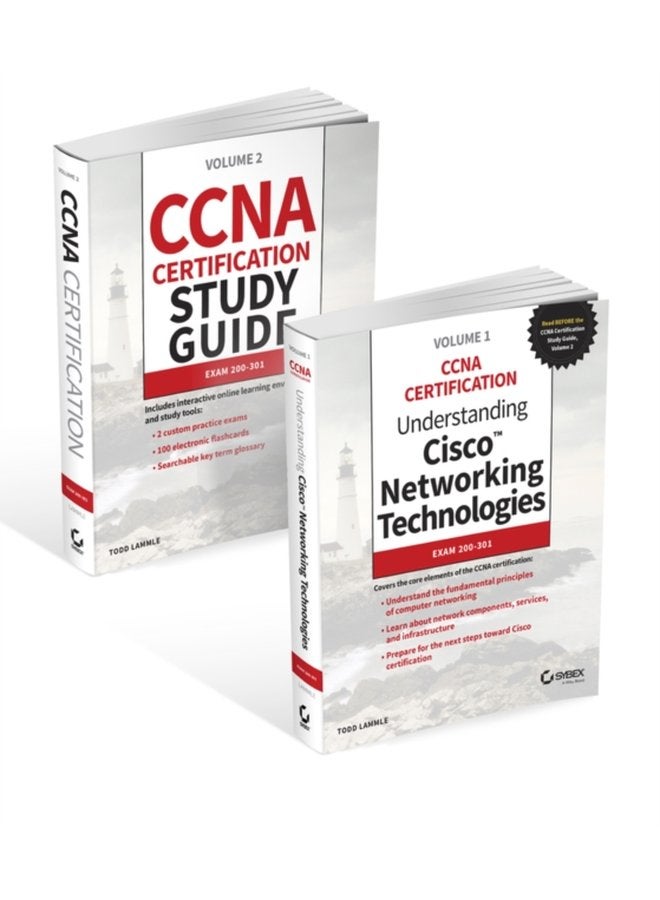 Cisco CCNA Certification 2 Volume Set Exam 200 301 - Paperback