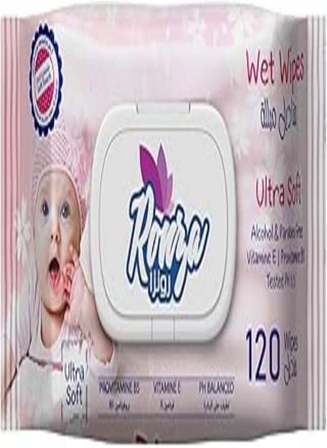 Ronza - Ronza Wet Wipes- Vitamin E - 120 pieces - Image 1