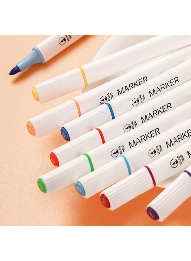 JZS Acrylic Paint Pens,Children's Washable Triangle Rod Painting Brush Large Capacity Water Based Pen,Paint Markers for Rock Painting,Ceramic,Wood,Plastic,Card Making,DIY Crafts,24 Colors/Box - Image 5