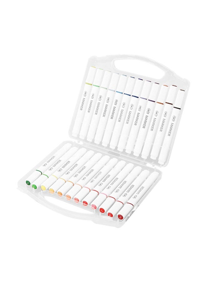JZS Acrylic Paint Pens,Children's Washable Triangle Rod Painting Brush Large Capacity Water Based Pen,Paint Markers for Rock Painting,Ceramic,Wood,Plastic,Card Making,DIY Crafts,24 Colors/Box - Image 1