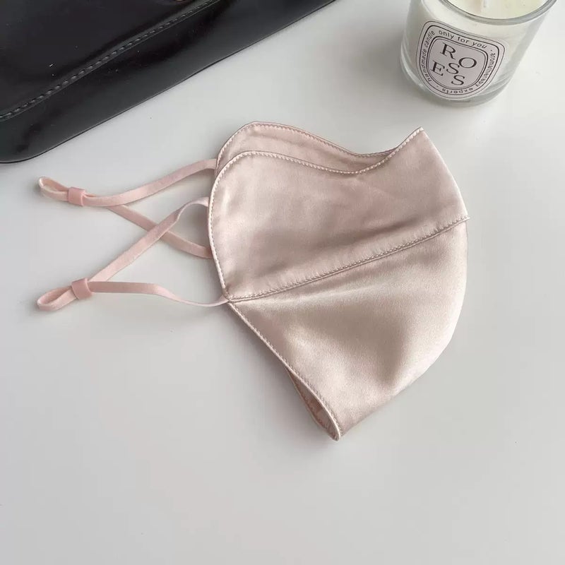 100% Mulberry Silk Sun Protection Full-Face Mask for Outdoor Driving