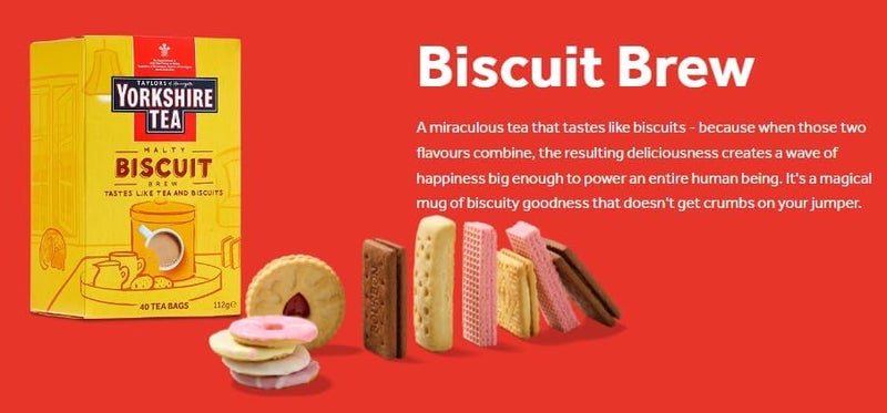 Yorkshire Tea Malty Biscuit Brew - 40 Tea Bags (112g) - A Unique Blend of Tea and Biscuit Flavor - Image 4