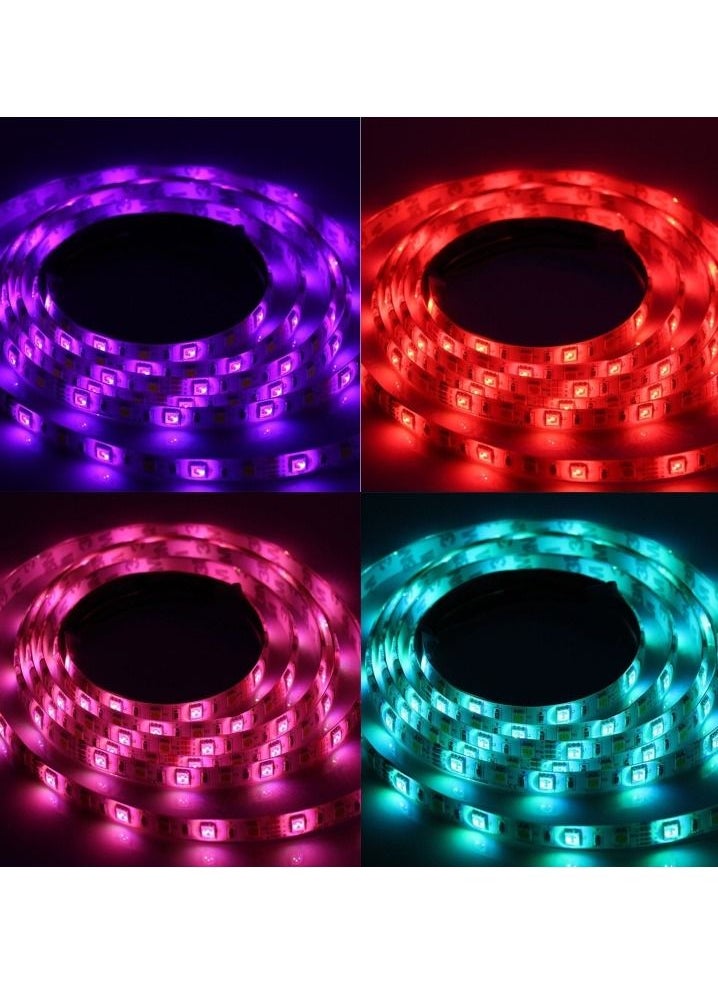 FATH LED Strips Lights 5M with Remote Led Lights Strip Flexible RGB Color Changing Led Lights Kit for Bedroom, DIY Color Options LED Strip for Home Decoration With Remote And Adapter  - Image 4