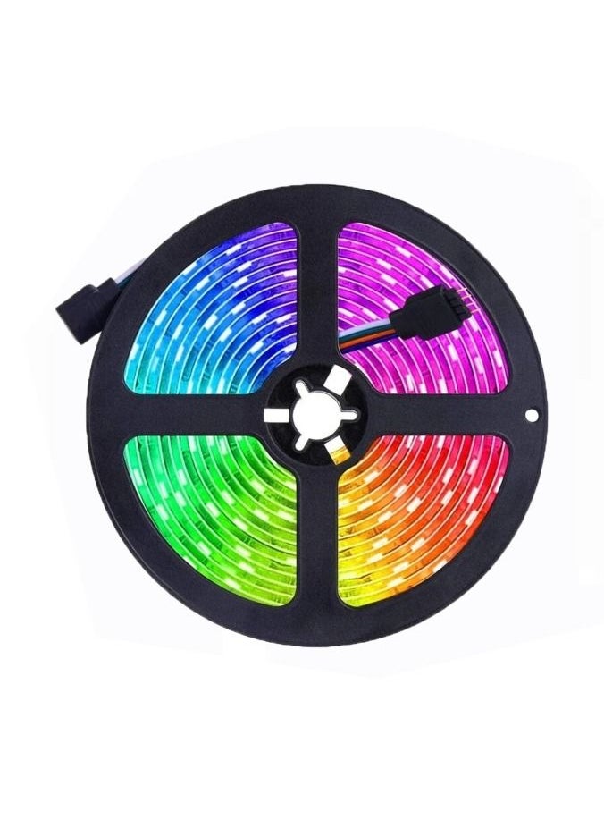 FATH LED Strips Lights 5M with Remote Led Lights Strip Flexible RGB Color Changing Led Lights Kit for Bedroom, DIY Color Options LED Strip for Home Decoration With Remote And Adapter  - Image 1