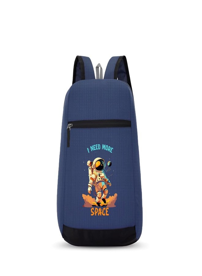 H-HEMES Small Bag Gym Bag Mini Bags for Girls Boys Men Women Daypack Multipurpose Bag 1 Main Compartment with Front Zip Pocket 11L Backpack (Navy Blue1) - Image 1