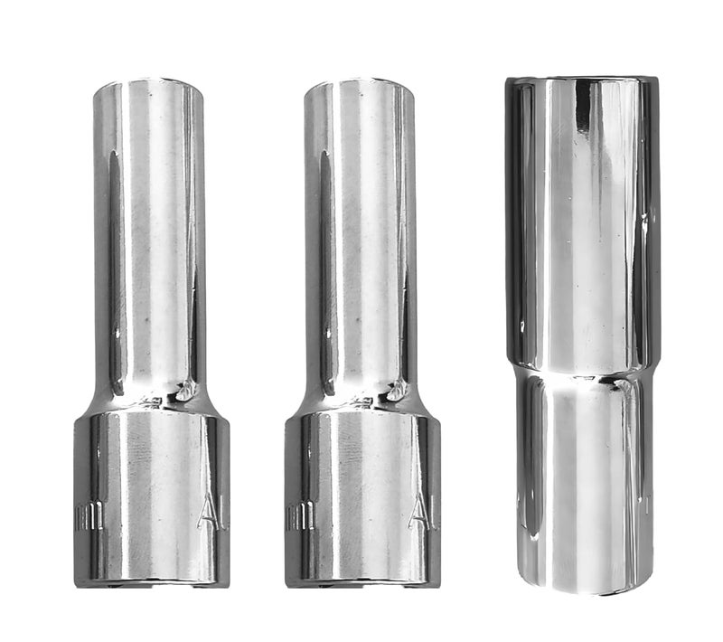 4 NEX 12mm + 13mm + 22mm, 1/2" Drive Hex Long Chrome Vanadium Steel, Anti Rust, Heavy Duty Socket - Image 1